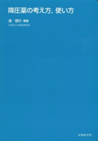 降圧薬の考え方,使い方