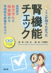 ここが知りたかった腎機能チェック 薬剤師が処方せんと検査値から腎機能を評価するコツ  Check the kidney function  you just wanted to know