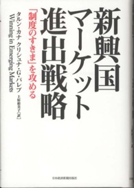 新興国マーケット進出戦略—「制度のすきま」を攻める