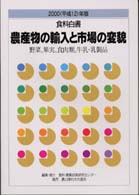 食料白書 2000(平成12)年版 農産物の輸入と市場の変貌 : 野菜,果実,食肉類,牛乳･乳製品