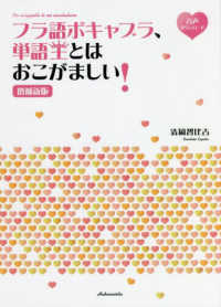 フラ語ボキャブラ、単語王とはおこがましい!