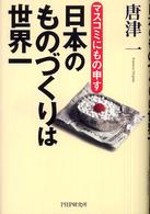 日本のものづくりは世界一 ﾏｽｺﾐにもの申す