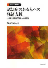 認知症のある人への経済支援 介護支援専門員への期待
