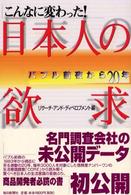 こんなに変わった!日本人の欲求 バブル前夜から20年