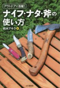 アウトドアで活躍!ナイフ・ナタ・斧の使い方