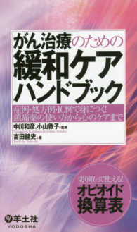 がん治療のための緩和ケアハンドブック 症例・処方例・IC例で身につく!鎮痛薬の使い方から心のケアまで