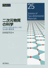 二次元物質の科学 グラフェンなどの分子シートが生み出す新世界 CSJ Current Review ; 25