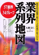 既存系列の崩壊と新グループの形成が一目でわかる業界系列地図 57業界+34グループ