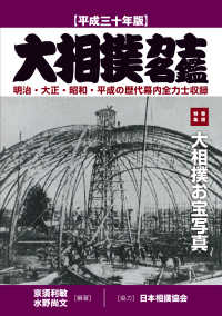 大相撲力士名鑑 平成30年版