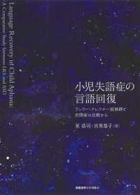 小児失語症の言語回復 ランドー・クレフナー症候群と自閉症の比較から