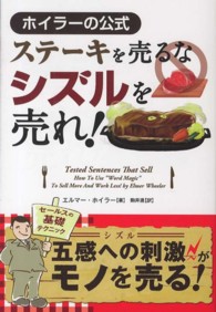 ステーキを売るなシズルを売れ!