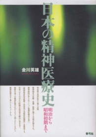 日本の精神医療史 明治から昭和初期まで