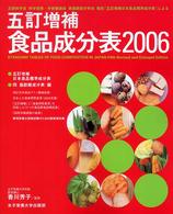 五訂増補食品成分表 2006