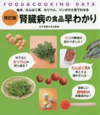 腎臓病の食品早わかり 塩分、たんぱく質、カリウム、リンがひと目でわかる Food & cooking data