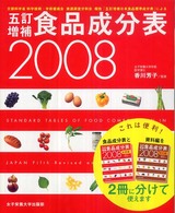 五訂増補食品成分表 2008