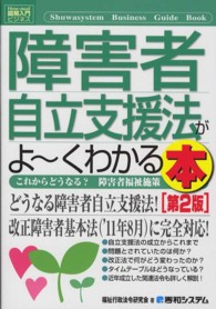 障害者自立支援法がよ〜くわかる本  第2版 これからどうなる?障害者福祉施策 How-nual図解入門 = Shuwasystem business guide book