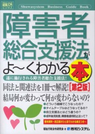 障害者総合支援法がよ〜くわかる本 遂に施行される障害者総合支援法! How-nual図解入門 ; ﾋﾞｼﾞﾈｽ