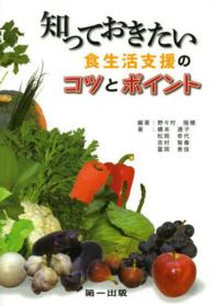 知っておきたい食生活支援のコツとポイント