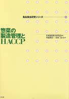 食品保全研究ｼﾘｰｽﾞ 3 惣菜の製造管理とHACCP