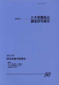 病院看護実態調査 2015年 日本看護協会調査研究報告