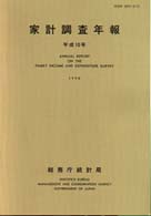 家計調査年報 平成10年