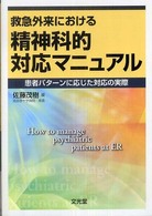 救急外来における精神科的対応ﾏﾆｭｱﾙ 患者ﾊﾟﾀｰﾝに応じた対応の実際