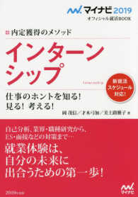 インターンシップ 仕事のホントを知る!見る!考える!