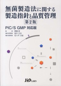 無菌製造法に関する製造指針と品質管理 PIC/S GMP対応版  室井正志指針主任研究者  佐々木次雄指針分担研究者. 第2版
