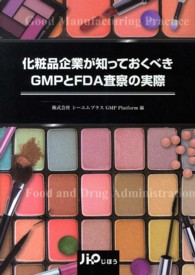 化粧品企業が知っておくべきGMPとFDA査察の実際