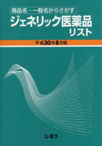 ジェネリック医薬品リスト 平成30年8月版 先発・代表薬でさがす