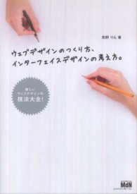 ウェブデザインのつくり方、インターフェイスデザインの考え方。