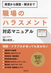 職場のハラスメント対応マニュアル 発覚から調査・解決まで