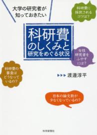 大学の研究者が知っておきたい 科研費のしくみと研究をめぐる状況