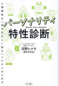 パーソナリティ特性診断 人間関係は「自分を正しく知る」ことからはじめる
