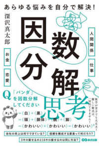 因数分解思考 あらゆる悩みを自分で解決!
