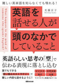 英語を話せる人が頭のなかでしていること 難しい英単語を知らなくても喋れる! What happens in the mind of someone who speaks English?