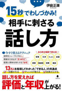 相手に刺さる話し方 15秒でわしづかみ!