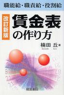 賃金表の作り方