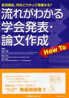 流れがわかる学会発表・論文作成How To 症例報告、何をどうやって準備する?