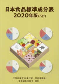 日本食品標準成分表 文部科学省科学技術・学術審議会資源調査分科会報告